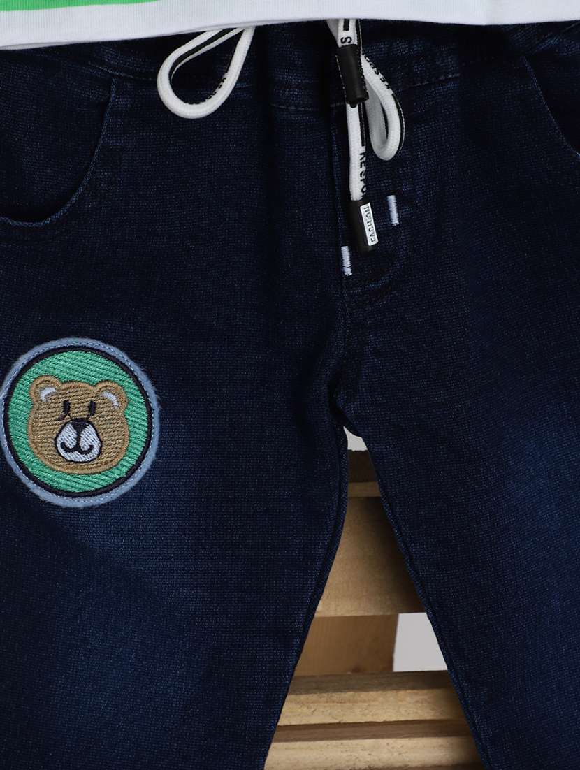 boys striped full length twin set - 20362146 -  Standard Image - 3