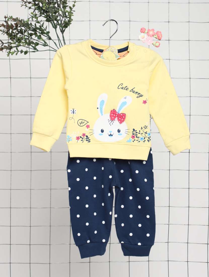 boys graphic print full lenght twin set