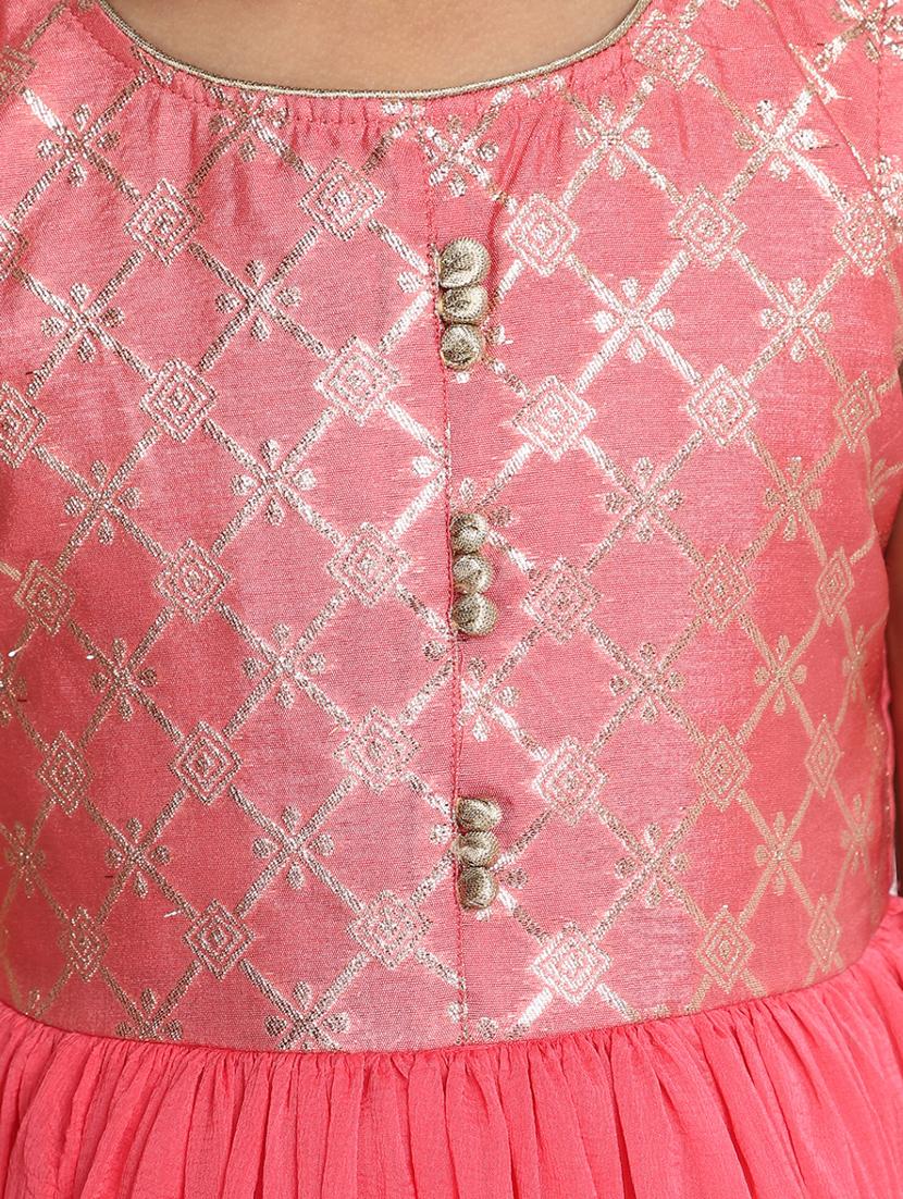 girls round neck sleeveless frock - 20362295 - Standard Image - 5