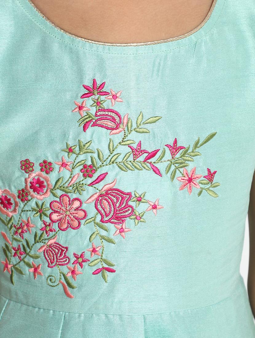 girls round neck short sleeves frock - 20362296 - Standard Image - 5