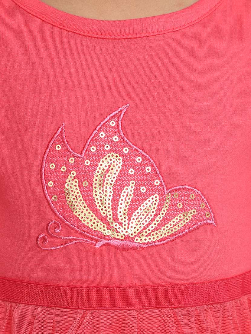 girls round neck long sleeves frock - 20362306 -  Standard Image - 5