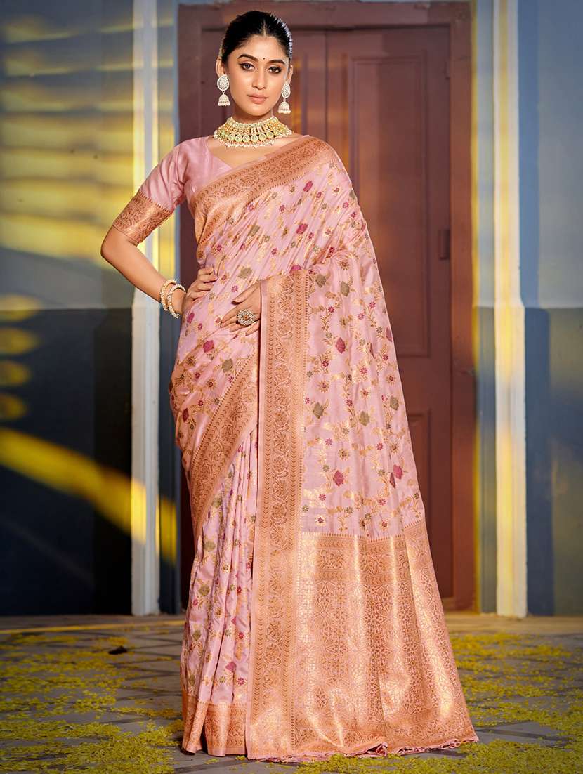 women's banarasi saree with blouse