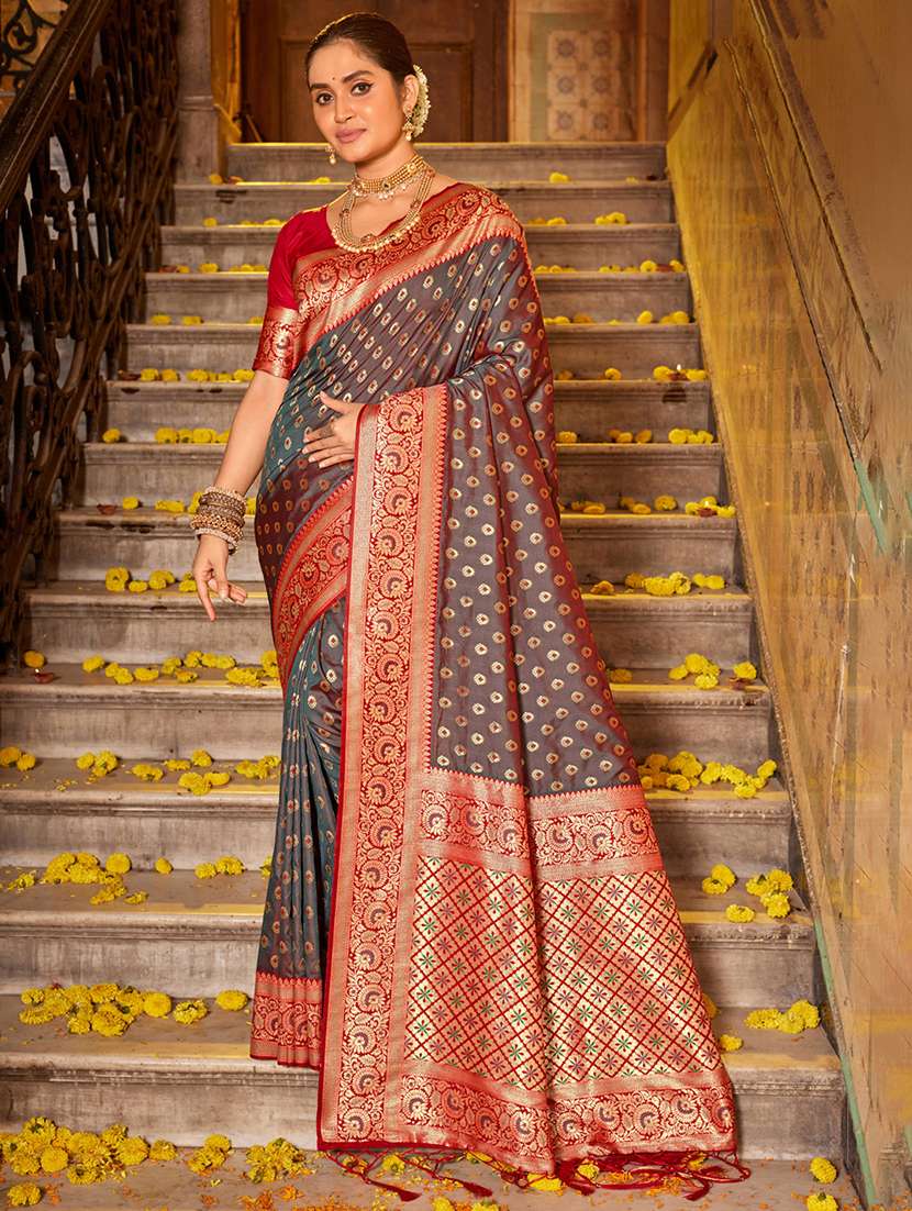 women's banarasi saree with blouse - 20363508 -  Zoom Image - 0