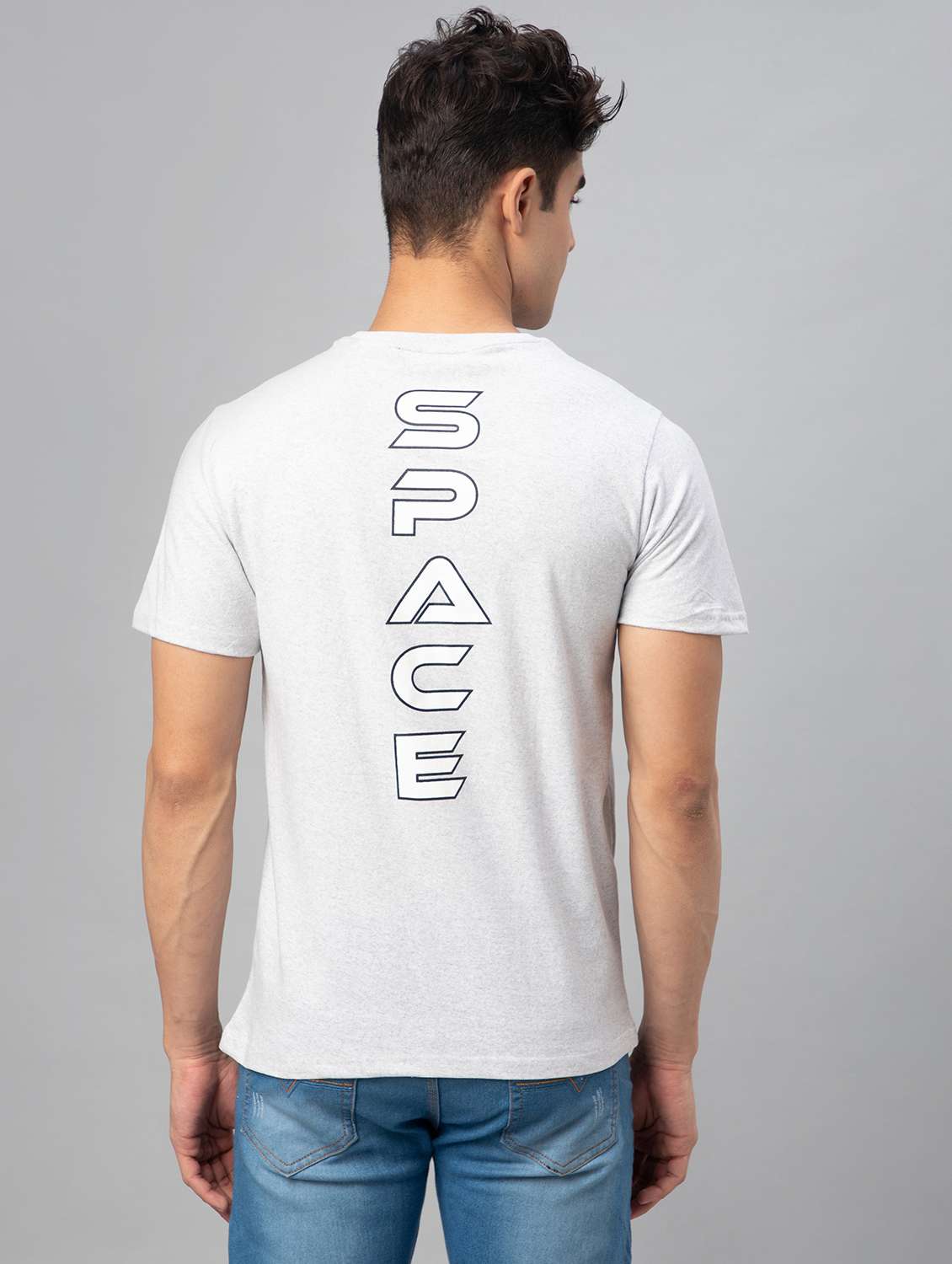 men placement print short sleeve t-shirt - 20366804 -  Standard Image - 3