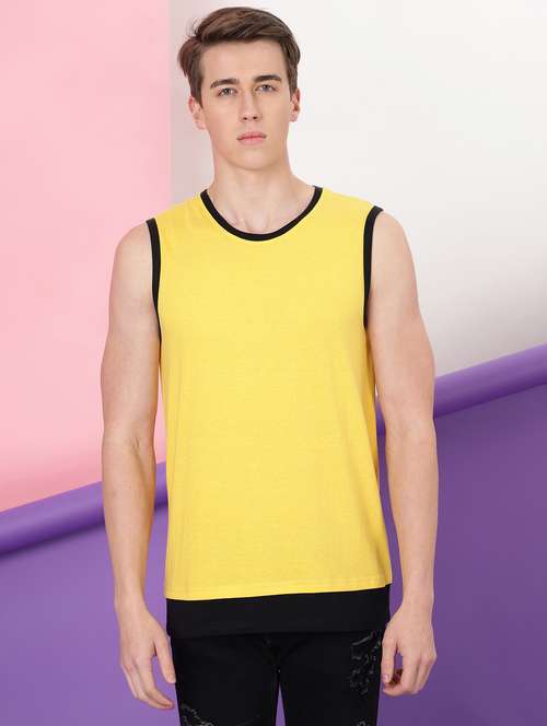 yellow cotton vest - 20367293 -  Standard Image - 0