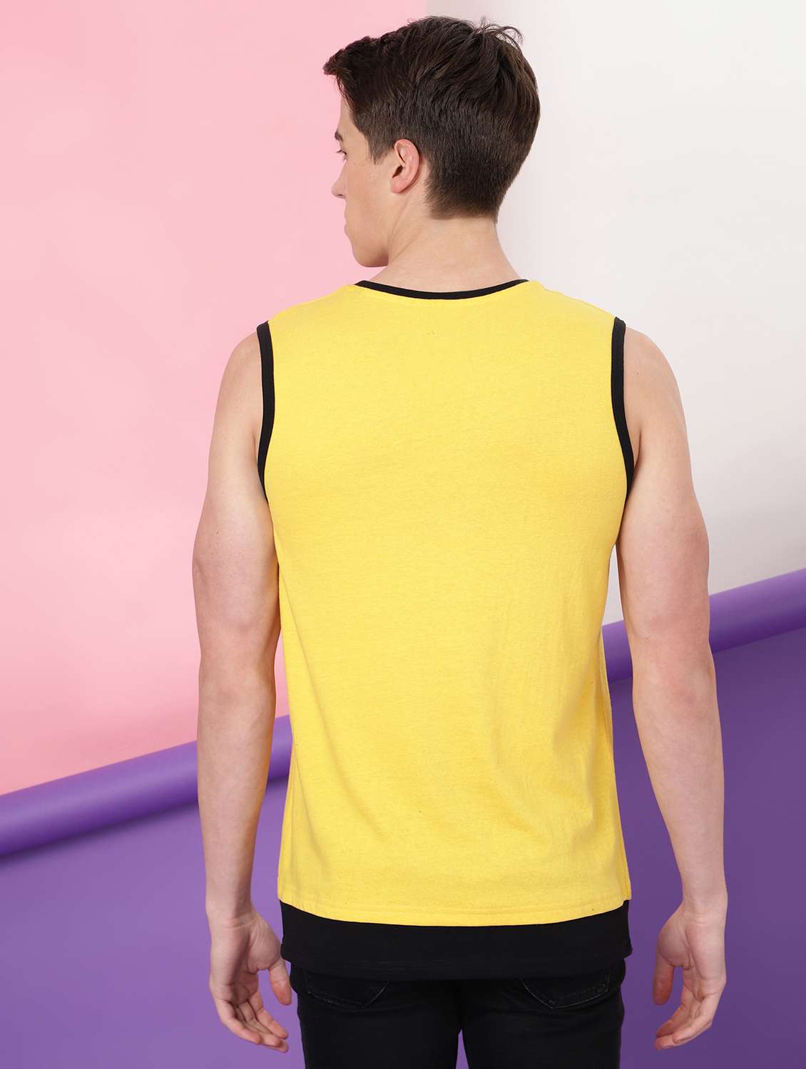 yellow cotton vest - 20367293 -  Standard Image - 3
