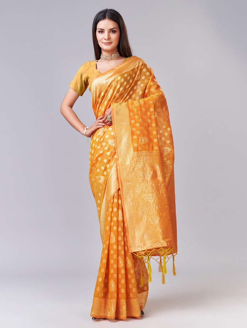 women's banarasi saree with blouse - 20367511 -  Zoom Image - 0