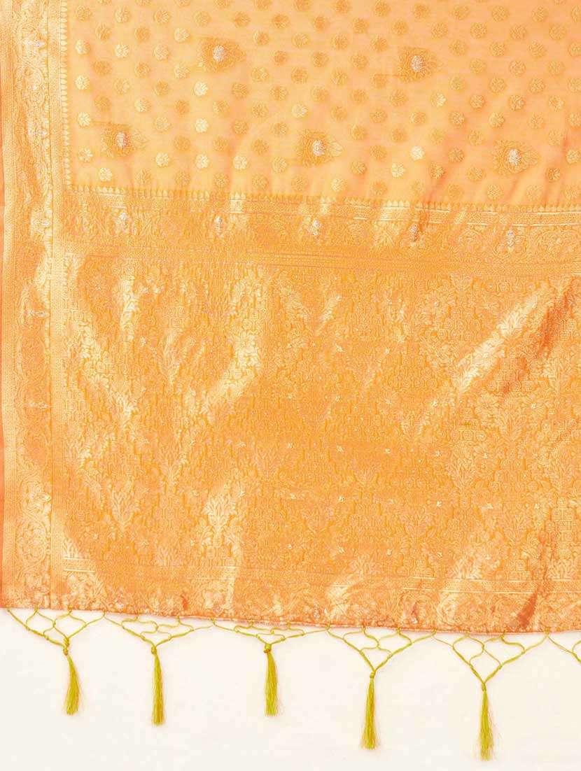 women's banarasi saree with blouse - 20367511 - Standard Image - 5