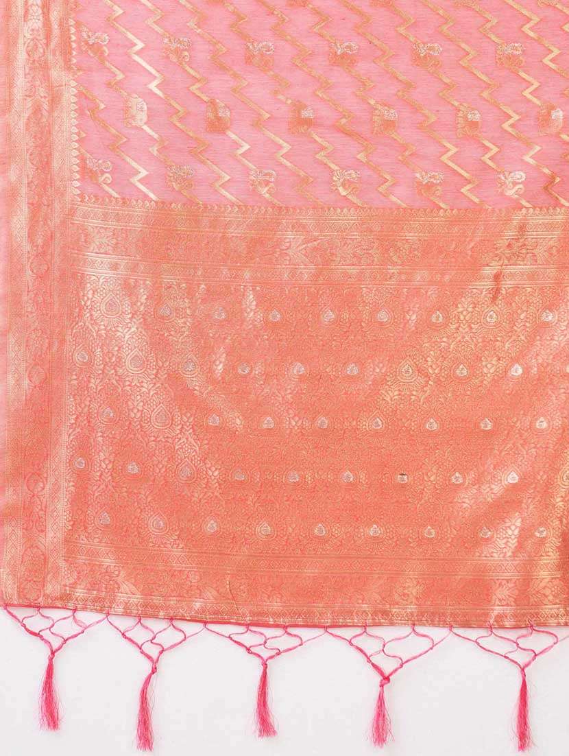 women's banarasi saree with blouse - 20367514 -  Standard Image - 5