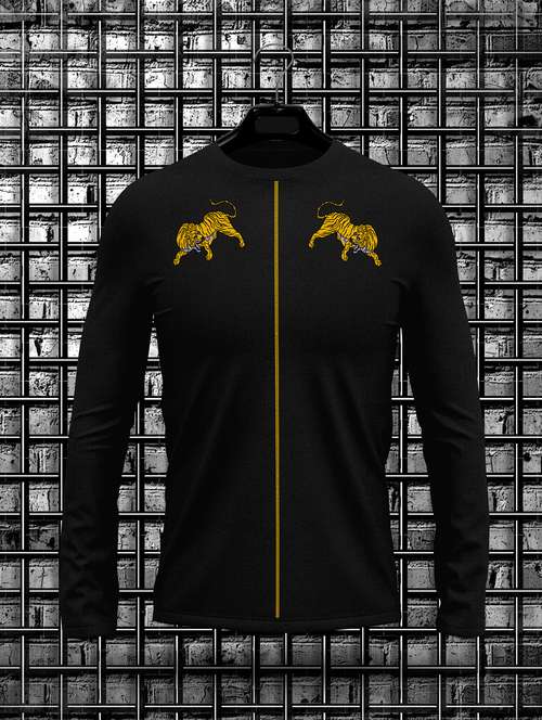 men printed long sleeves t-shirt - 20367727 -  Standard Image - 0