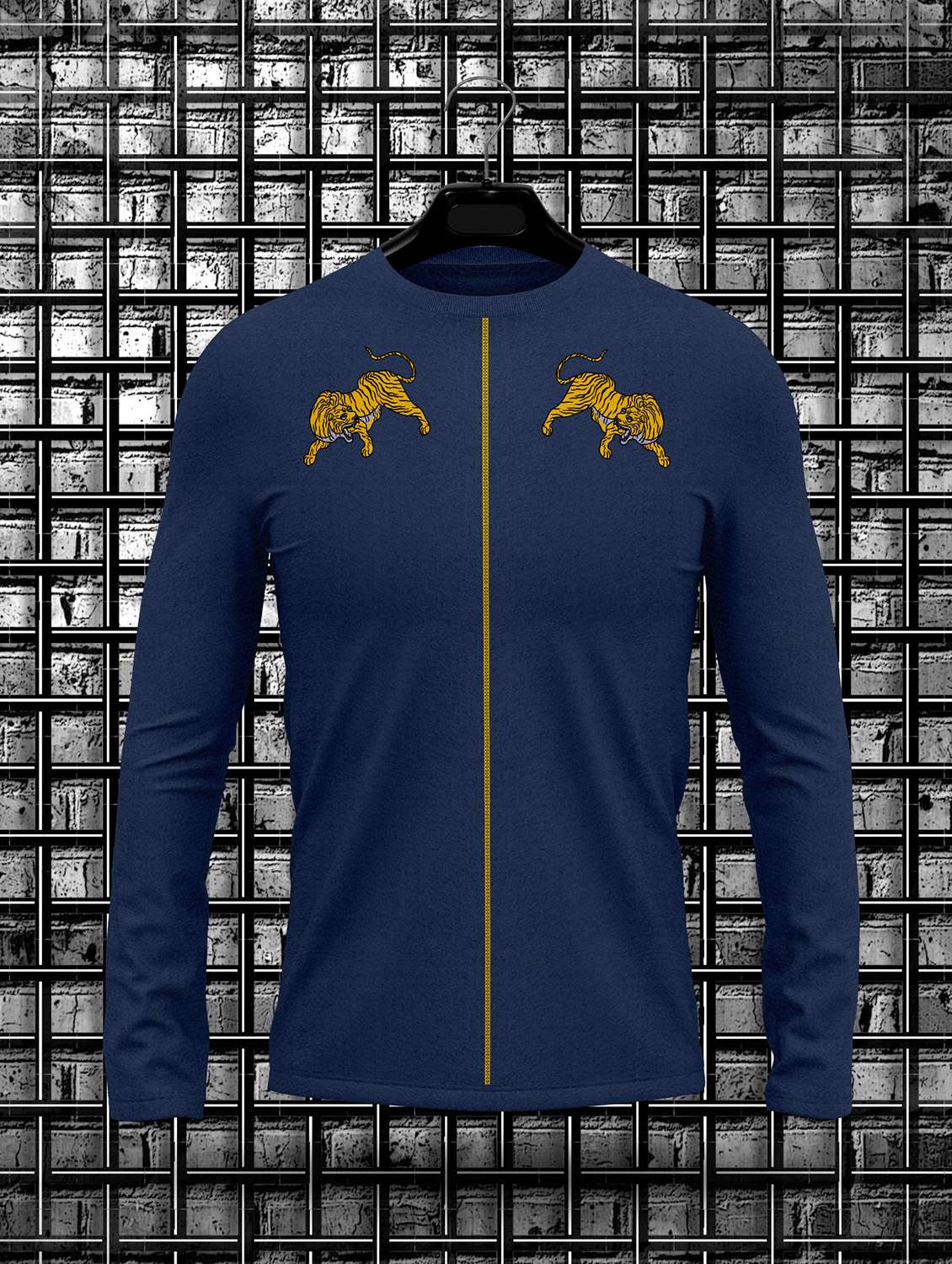 men graphic round neck t-shirt