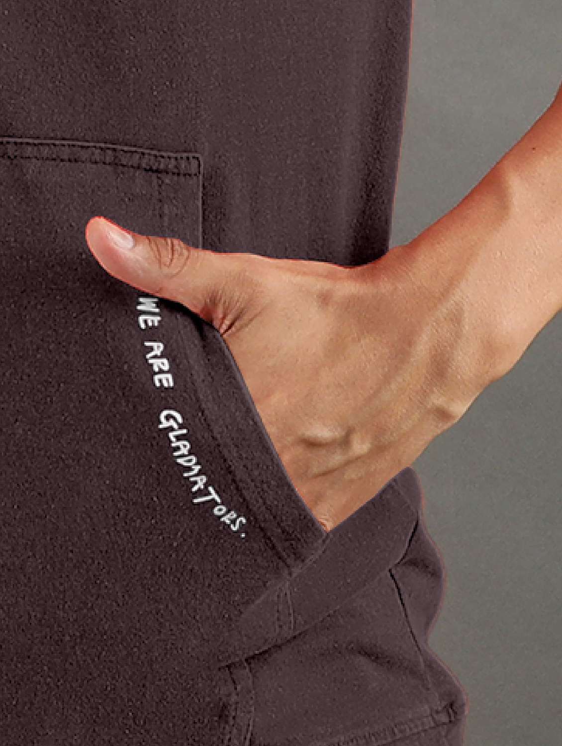 brown cotton blend regular t-shirt - 20367753 -  Standard Image - 3