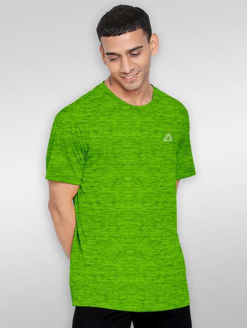 green solid short sleeve t-shirt - 20367866 -  Standard Image - 0
