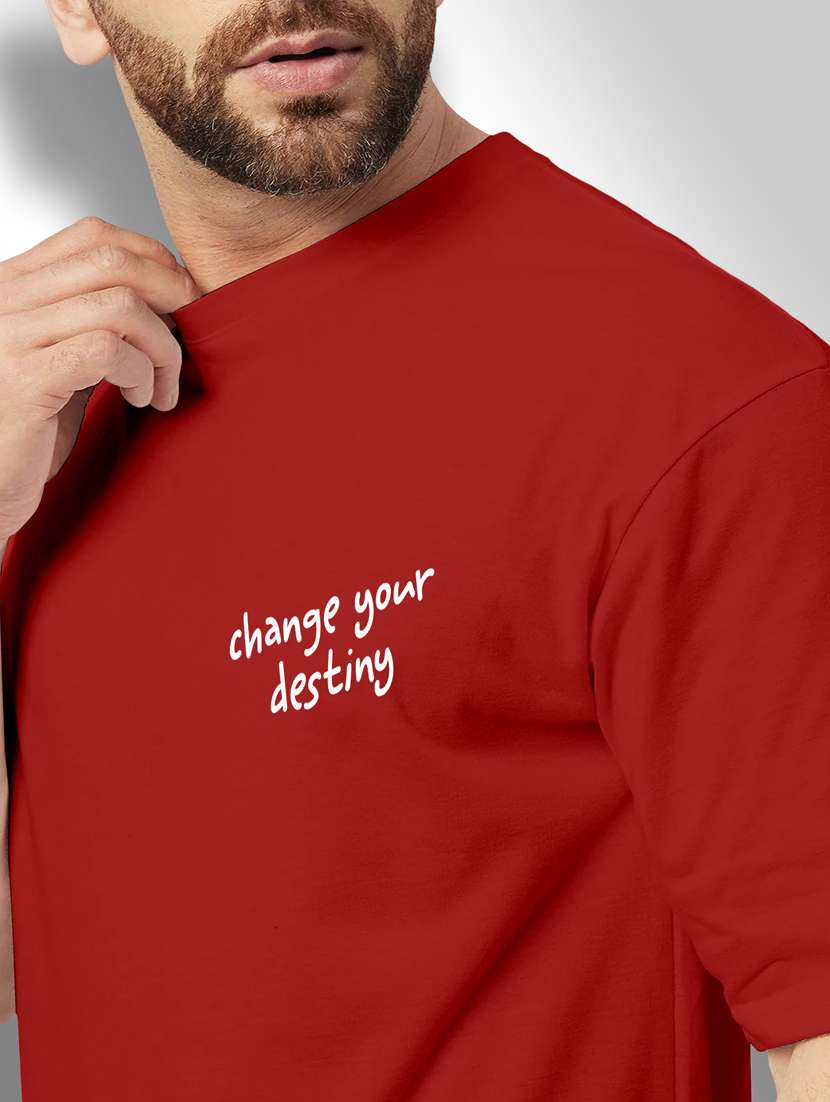 men printed round neck t-shirt - 20368676 -  Standard Image - 3