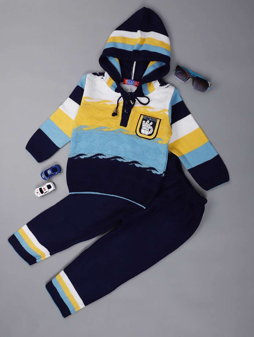 boys wool full length twin sets 