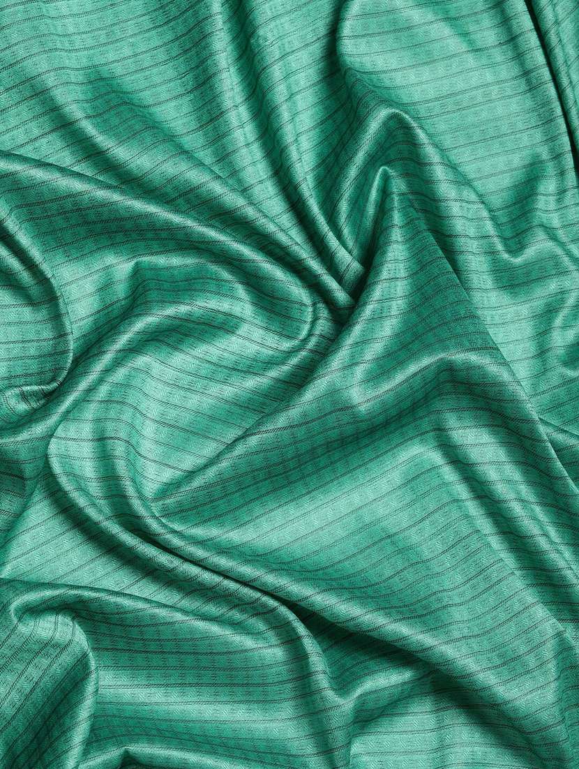 turquoise self design kanjivaram saree with blouse - 20369041 -  Standard Image - 5