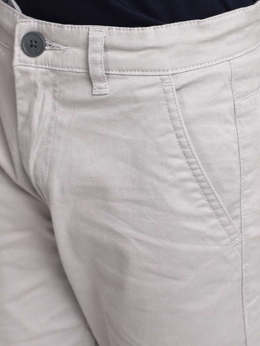boys grey cotton casual chinos - 20369488 -  Standard Image - 3