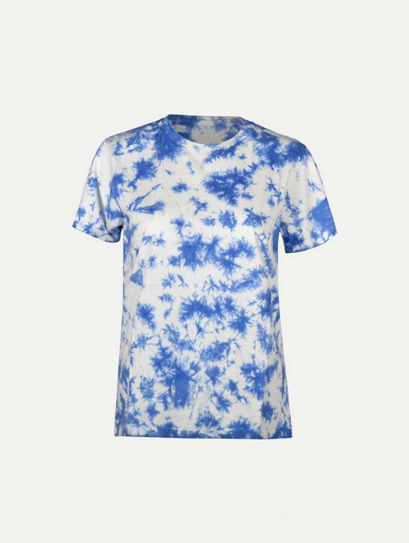 girls tie & dye cotton regular tee