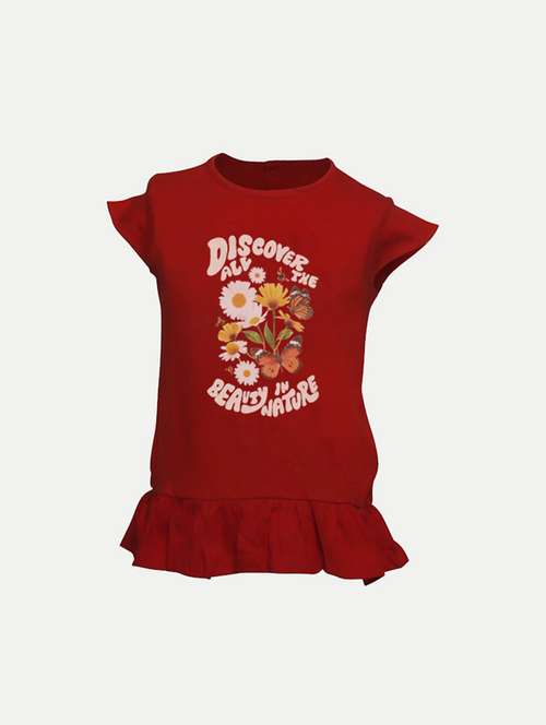 girls round neck top - 20374419 -  Standard Image - 0