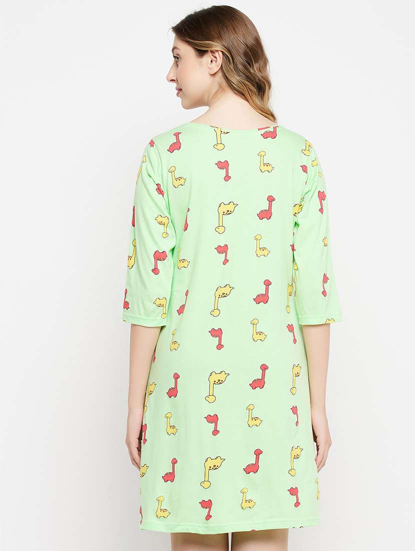 neon quirky print sleepshirt  - 20375821 -  Standard Image - 3