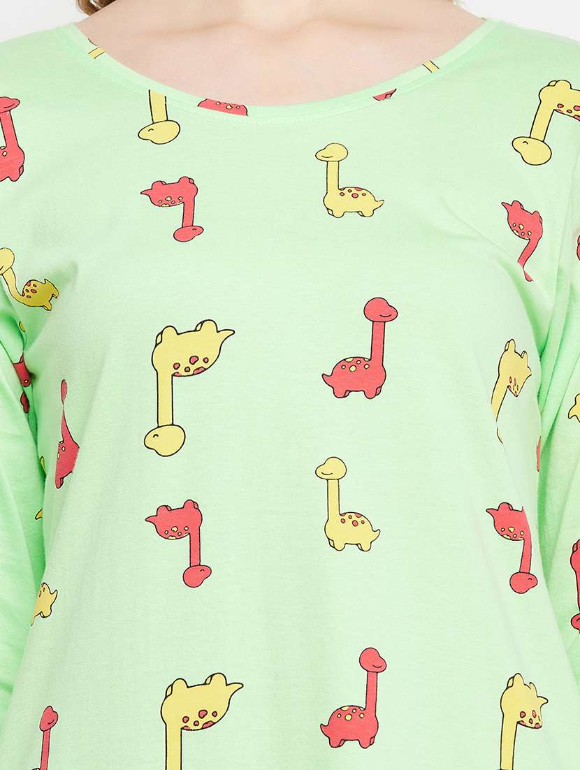 neon quirky print sleepshirt  - 20375821 -  Standard Image - 5