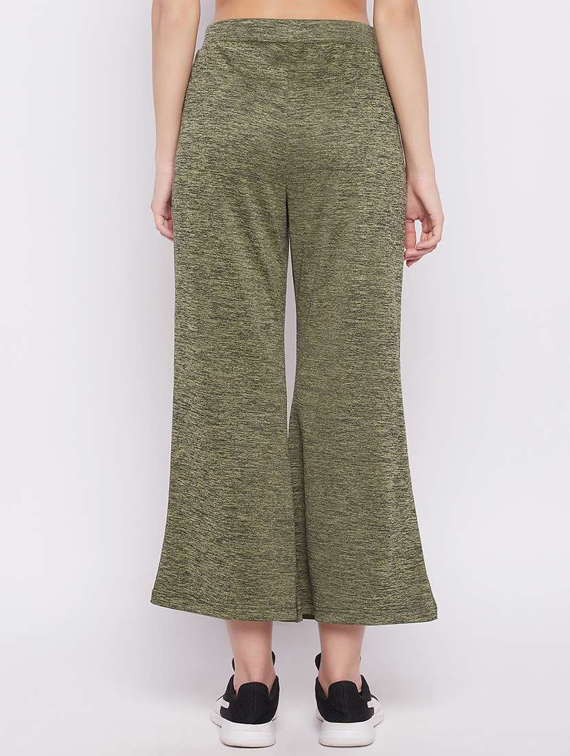 olive melange track pant - 20375885 -  Standard Image - 3