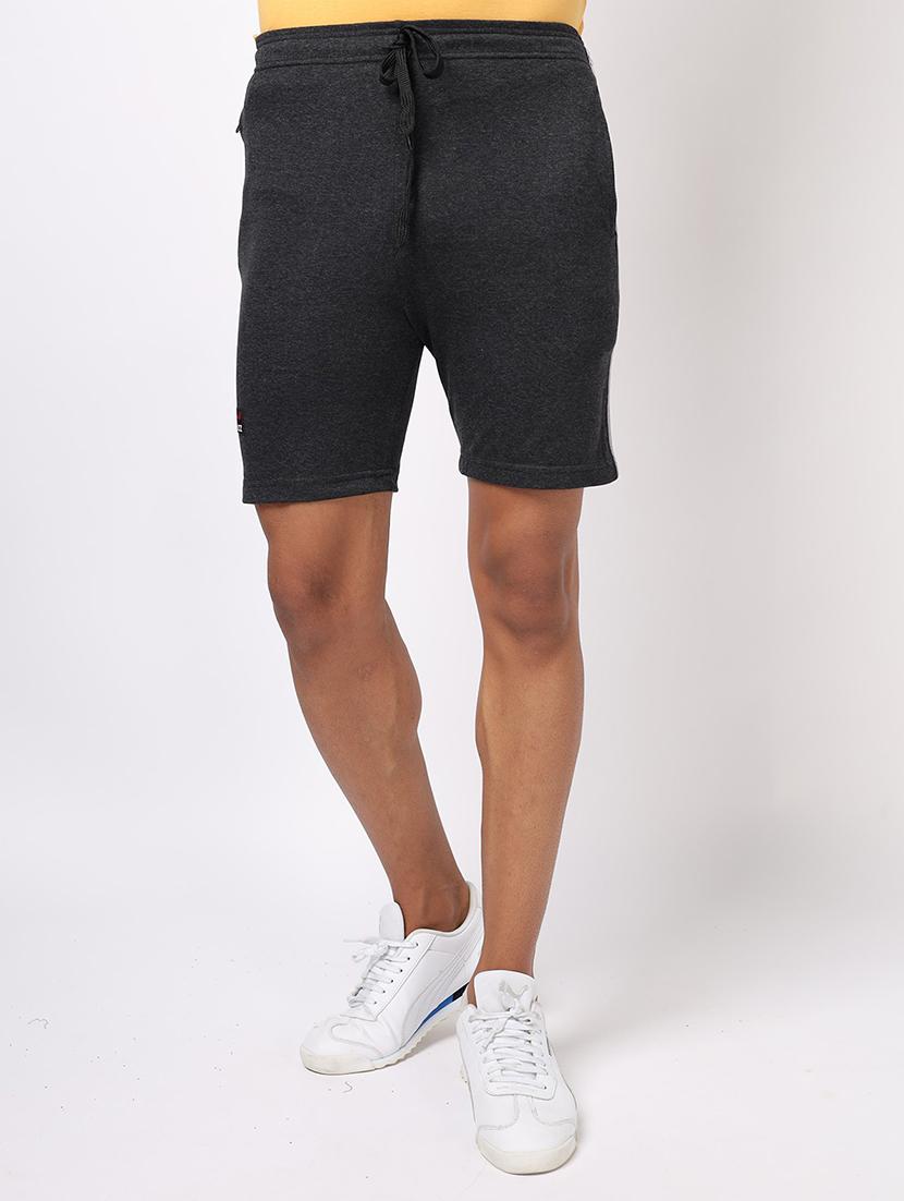 men black solid regular fit shorts - 20376739 - Zoom Image - 0