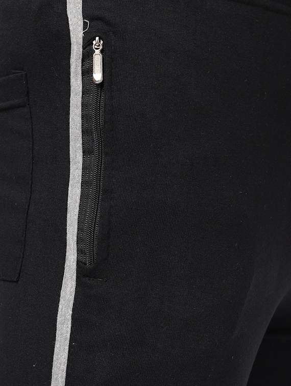 men black solid regular fit shorts - 20376741 -  Standard Image - 3