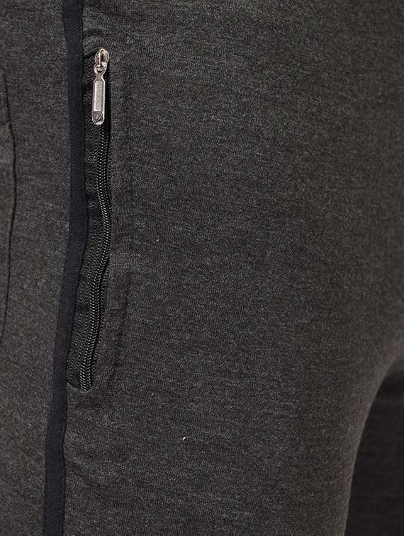 Men Grey Solid Regular Fit Shorts - 20376754 -  Standard Image - 3