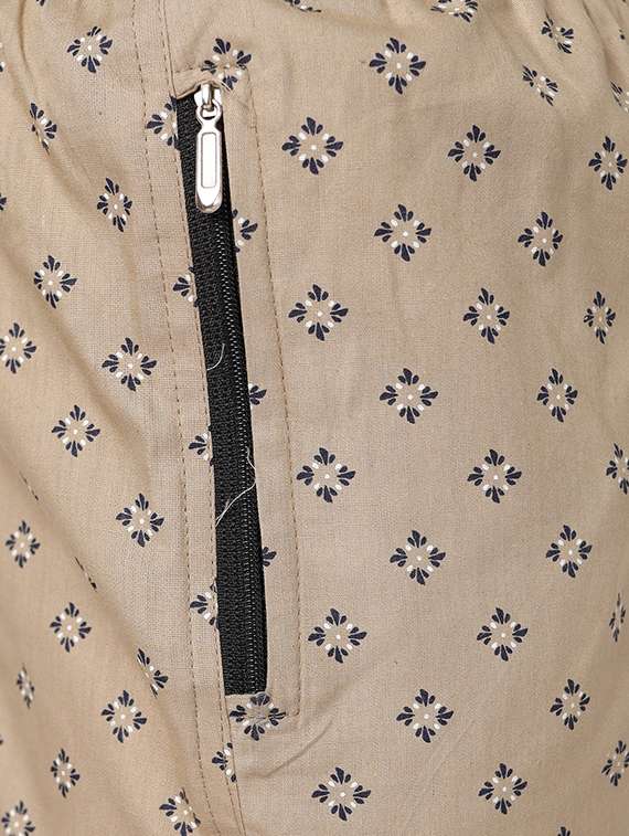 men beige printed regular fit boxer - 20376769 -  Standard Image - 3