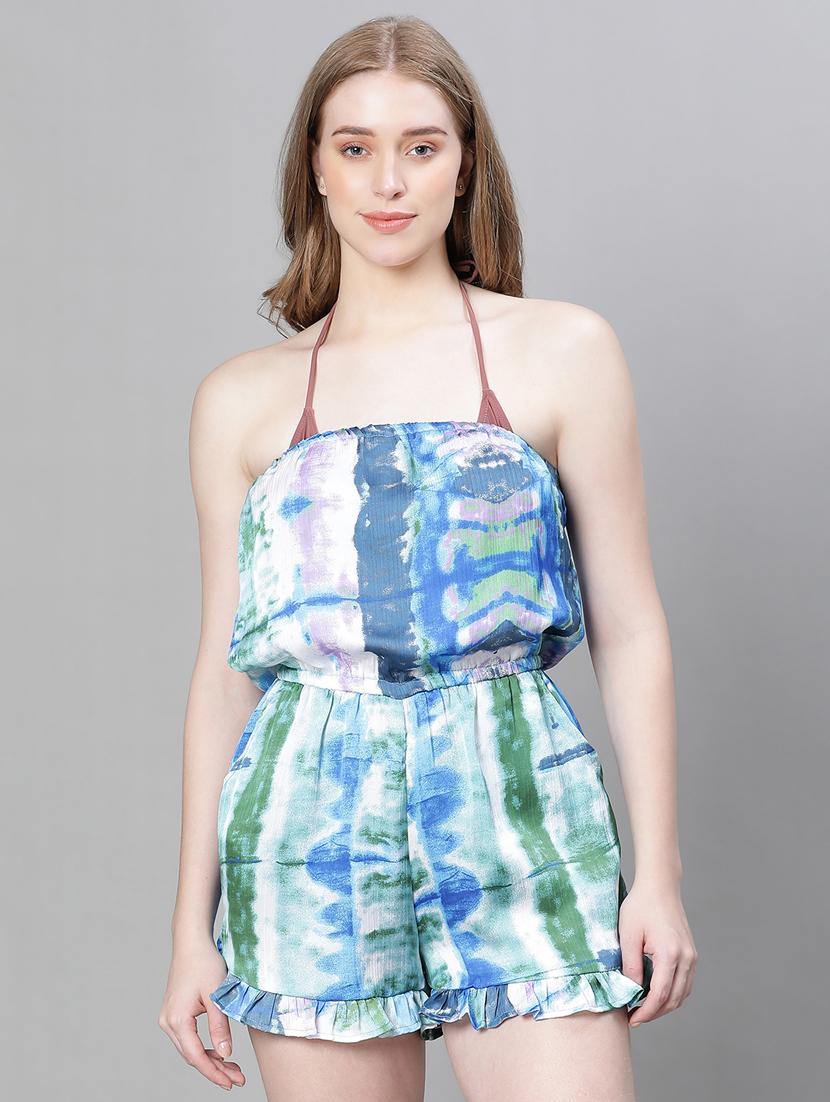abstract print romper jumpsuit - 20376814 - Zoom Image - 0