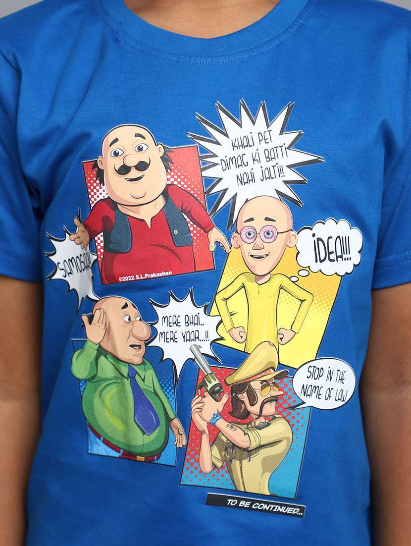 boys round neck graphic printed shorts set - 20376963 -  Standard Image - 5