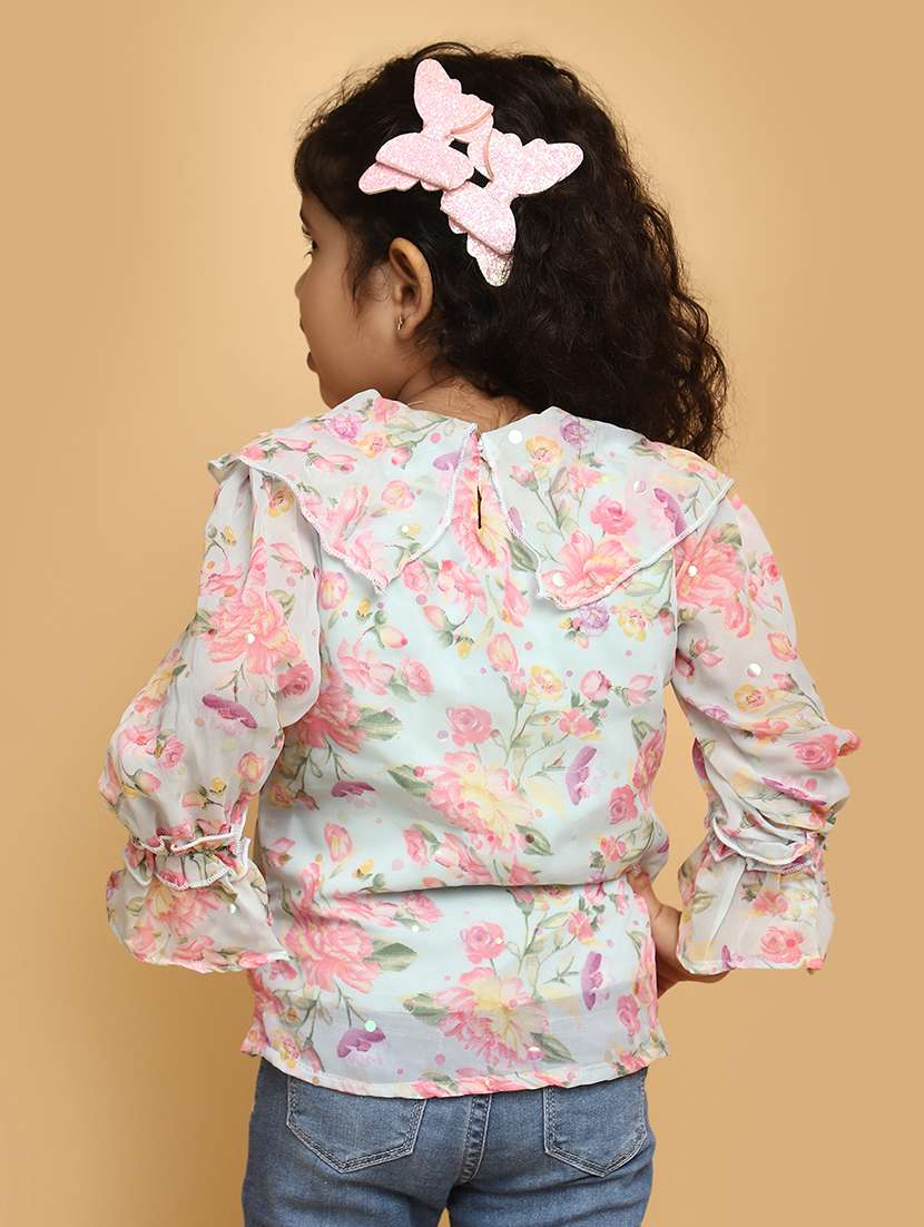 green cotton  top - 20377139 -  Standard Image - 3