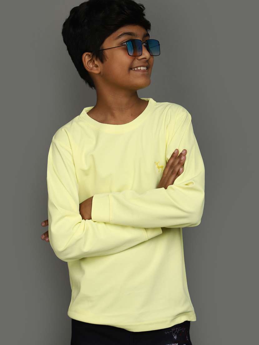 yellow cotton tshirt - 20378034 -  Standard Image - 3