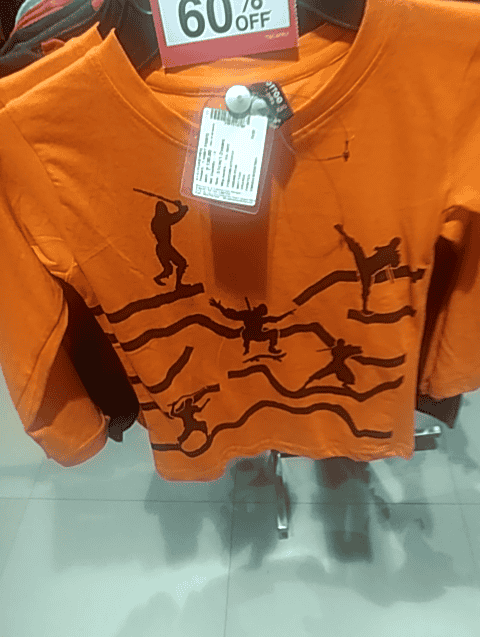 orange cotton blend shirt - 20378663 - Zoom Image - 0
