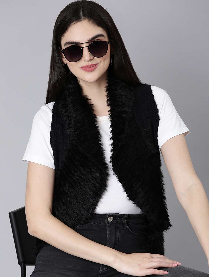 women black solids regular shrug - 20381729 -  Standard Image - 3