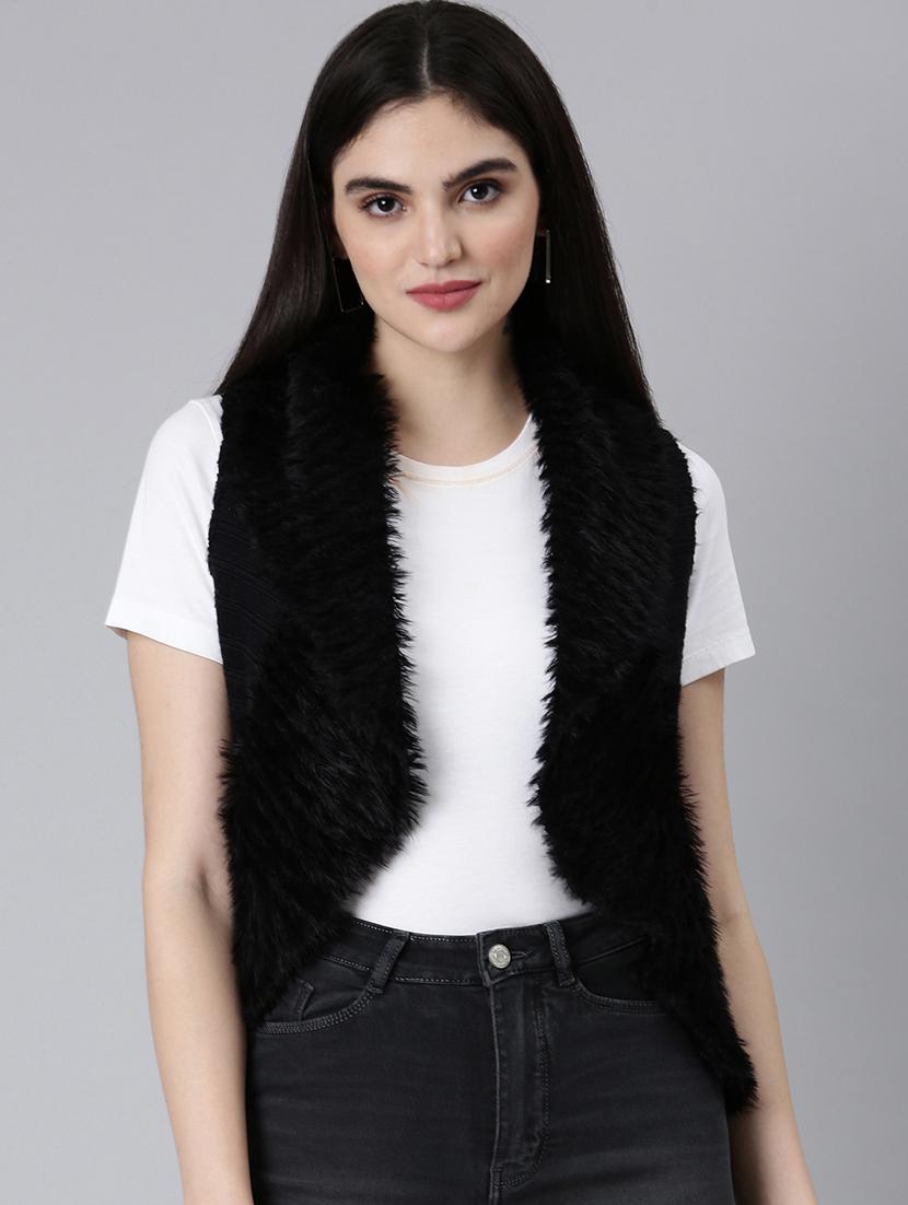 black acrylic shrug - 20381754 - Zoom Image - 0
