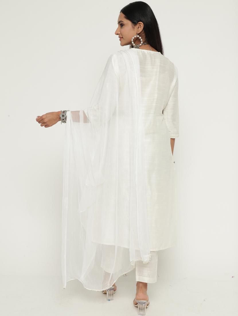 women embroidered suit set with dupatta - 20381858 - Standard Image - 3
