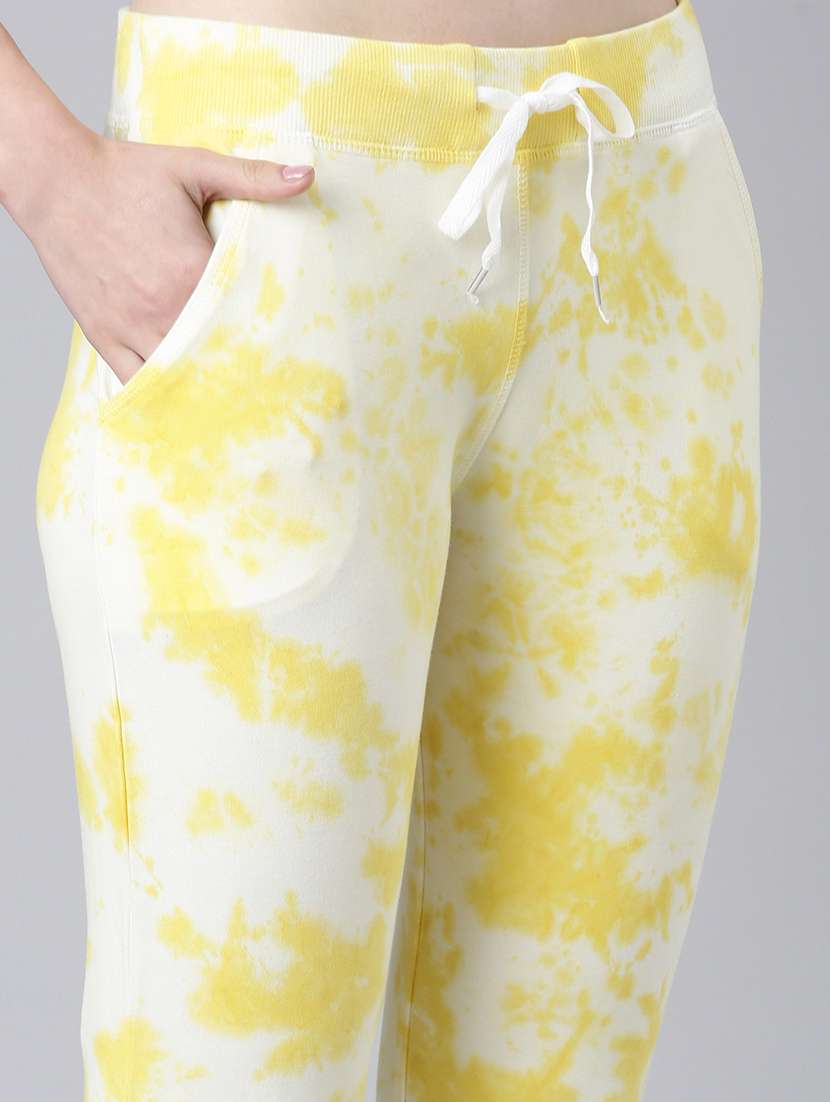 yellow tie & dye top and trouser co-ord set - 20382897 -  Standard Image - 5