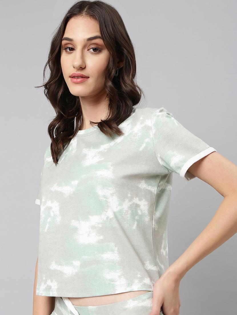 multi color camouflage top and trouser co-ord - 20382899 - Standard Image - 3