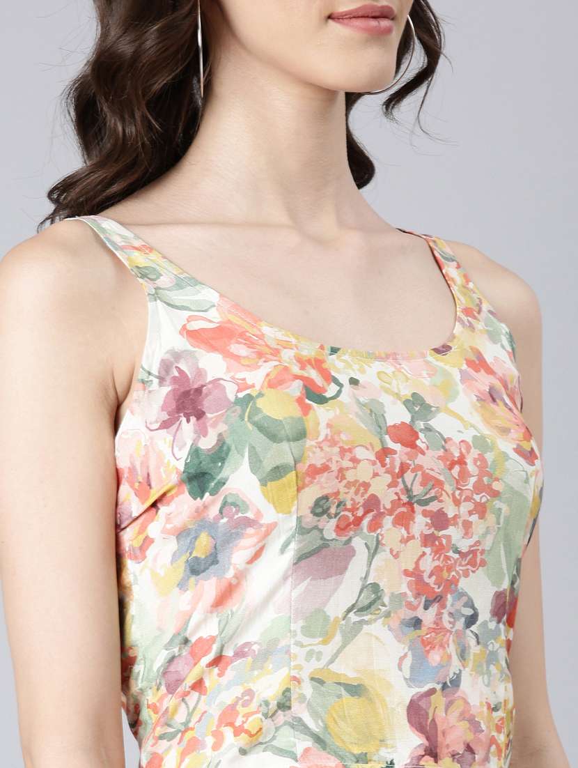 women multi color printed co-ord set - 20382953 -  Standard Image - 5