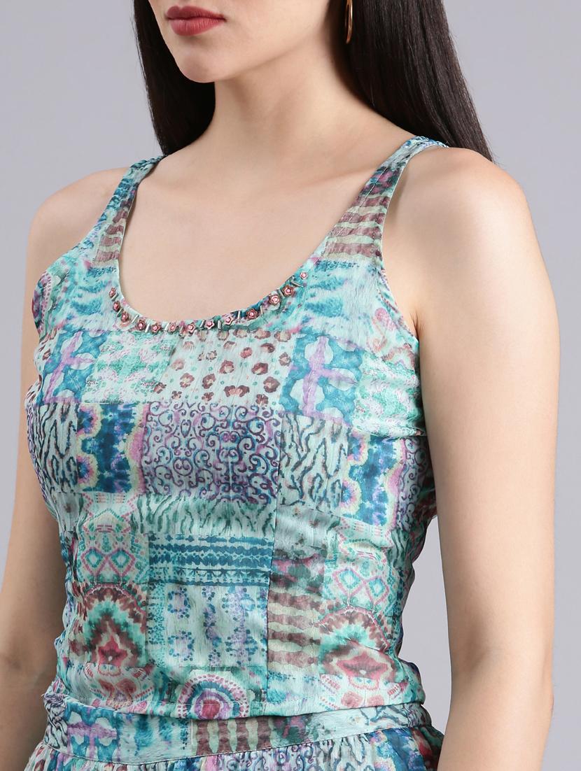 printed top and palazzos co-ord - 20382963 - Standard Image - 5