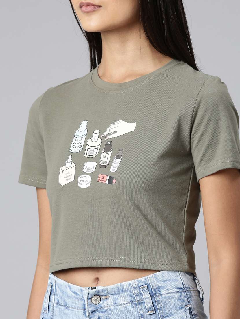 women's front print  t-shirt - 20383012 -  Standard Image - 5