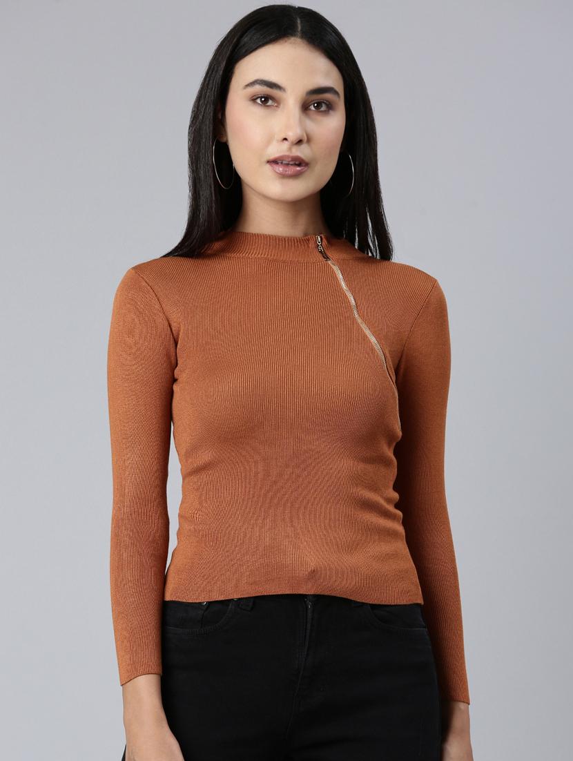 brown acrylic regular top - 20383080 - Zoom Image - 0