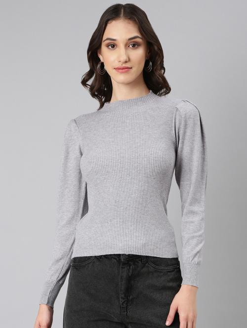 grey acrylic regular top - 20383085 - Standard Image - 0