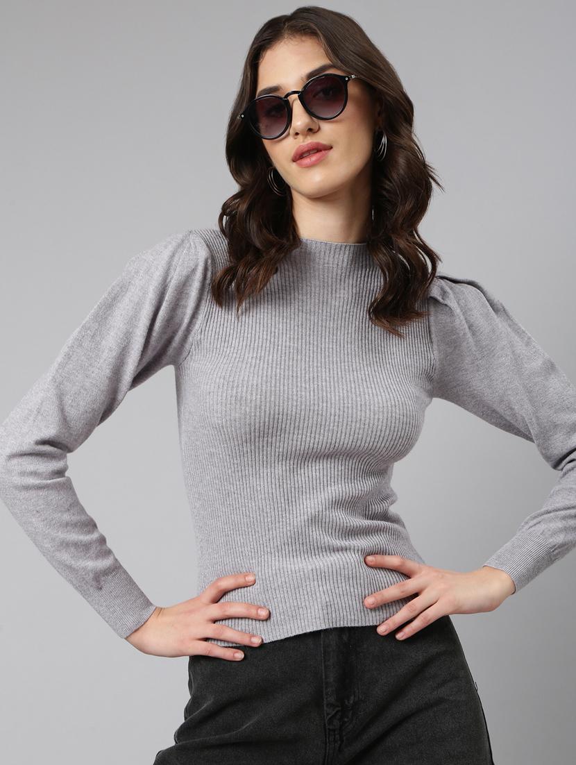 grey acrylic regular top - 20383085 - Standard Image - 3
