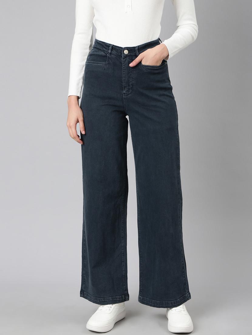 women's plain straight fit jeans - 20383154 - Zoom Image - 0