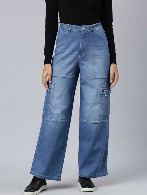 women's high rise solid cargo 