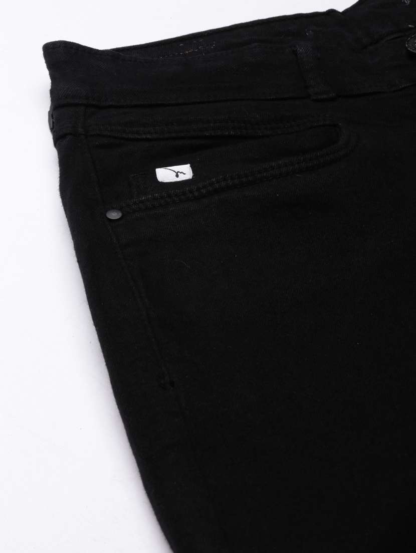 women's plain straight fit jeans - 20383161 -  Standard Image - 5