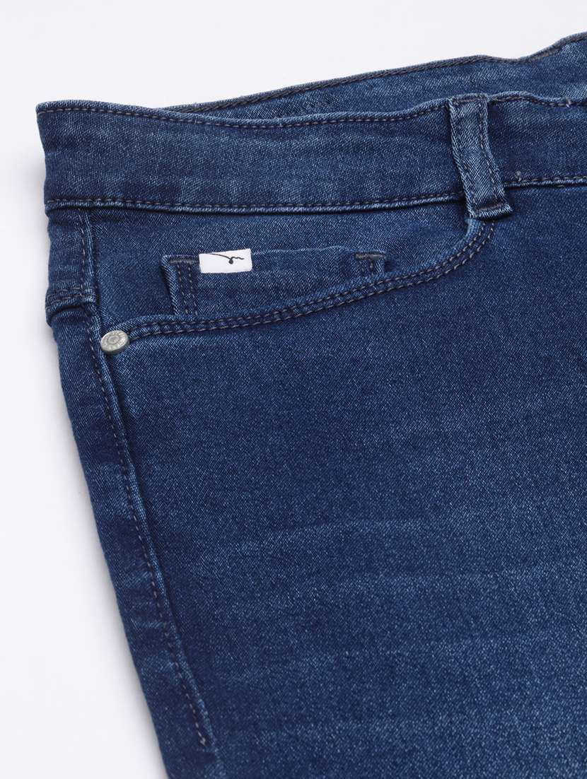 women's plain straight fit jeans - 20383167 -  Standard Image - 5